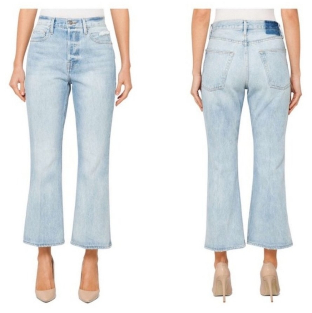 FRAME DENIM Rigid Re-Release Le Cropped Flare Jeans NWT - 26